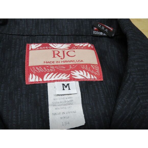 Mens RJC Hawaiian‎ Shirt Size M Short Sleeve Button Down Shirt Multicolor 154 - Picture 6 of 6